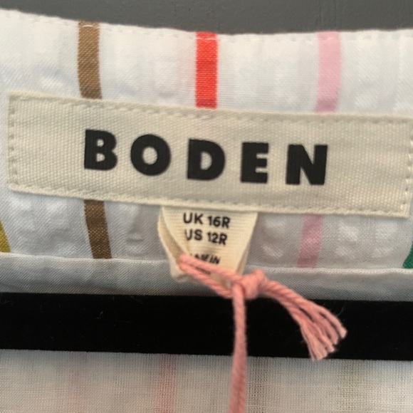 🌈 Boden dress rainbow seersucker - Picture 6 of 8